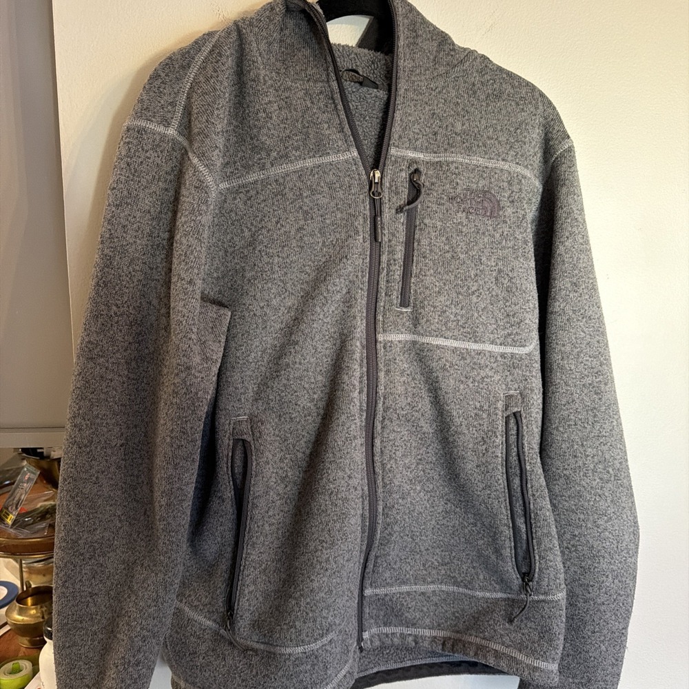 The North Face Men's Gordon Lyons Full Zip Hoodie Medium Zip Pockets
